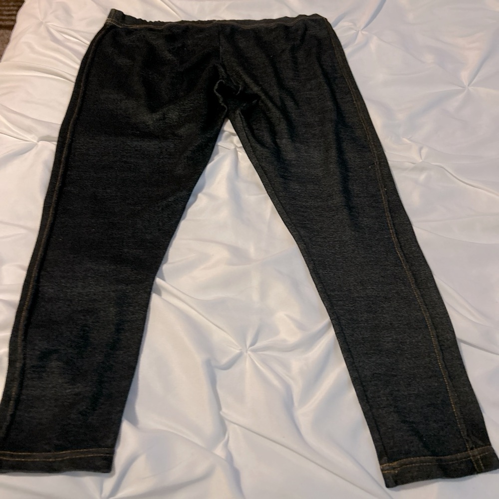 Dark wash Black Leggings